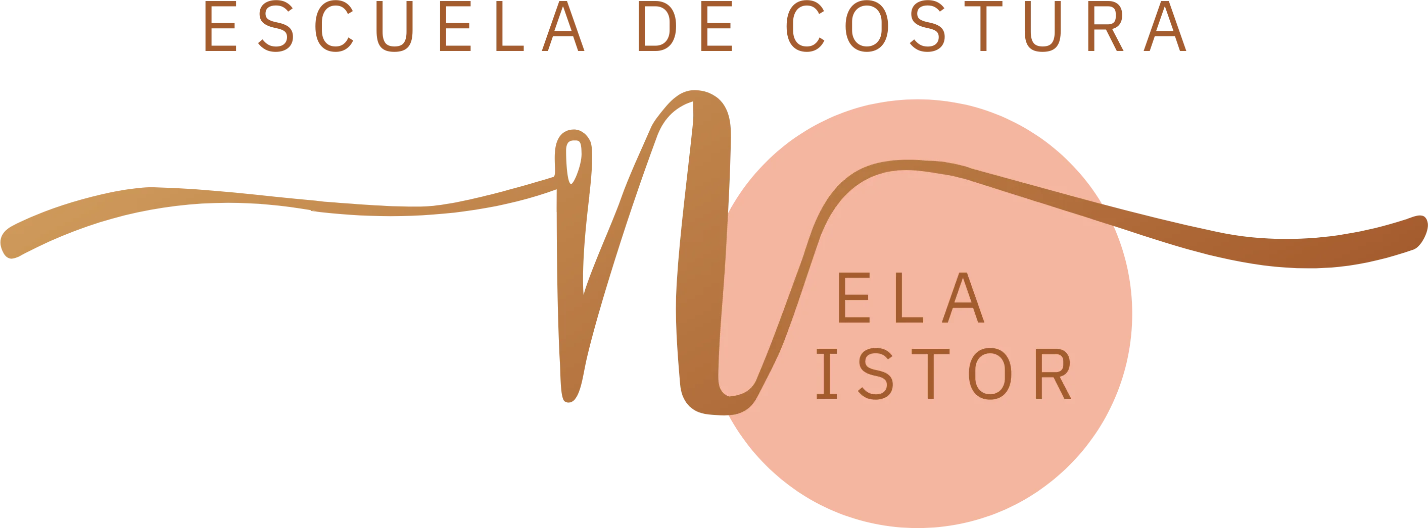 logo escuela de costura nela nistor madrid